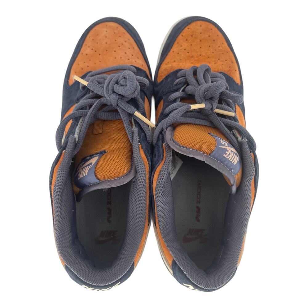 Nike SB Dunk Low Pro Orange Navy HF3063-002 Men's Size 8 - Picture 4 of 10